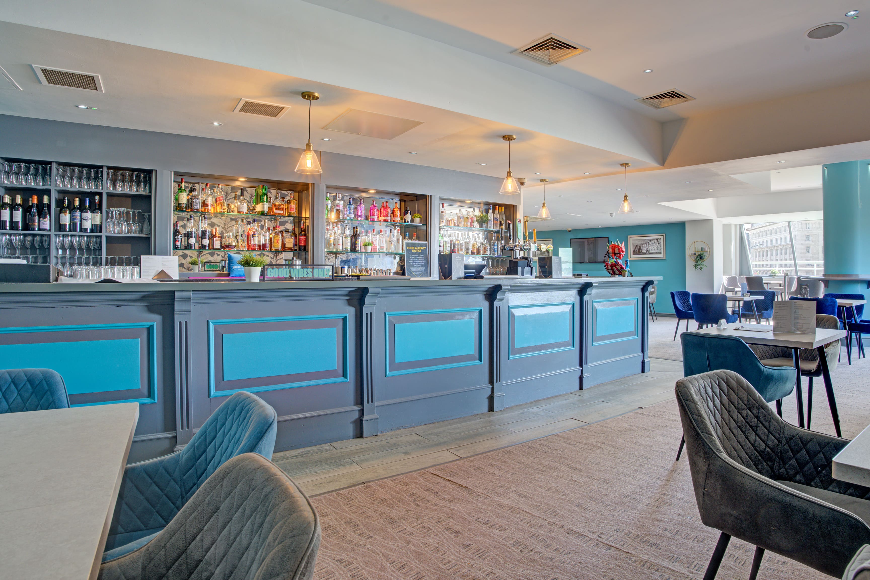 Vu Bar & Terrace with waterfront views